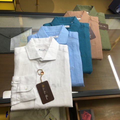 로로피아나 25ss 남성 린넨 셔츠  5컬러