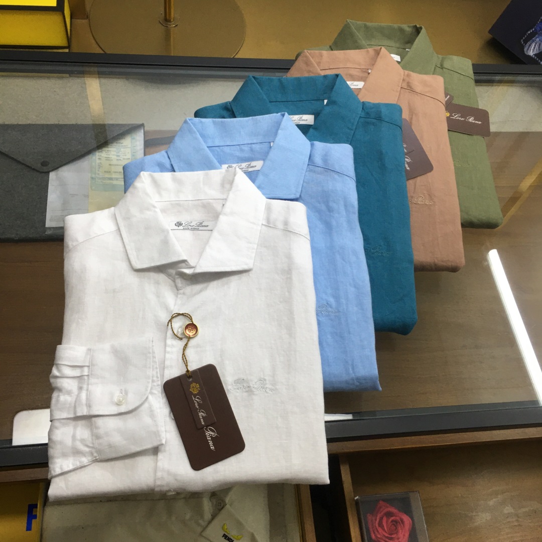 로로피아나 25ss 남성 린넨 셔츠  5컬러