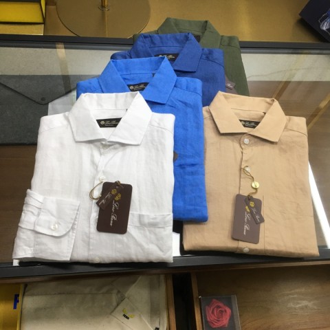 로로피아나 25ss 남성 린넨 셔츠  5컬러