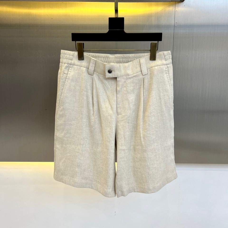 로로피아나 25ss 남성 리넨 쇼츠 반바지